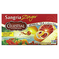 Травяной чай Celestial Seasonings, Herbal Tea, Sangria Zinger, Caffeine Free, 20 Tea Bags 1.5 oz (42 g)