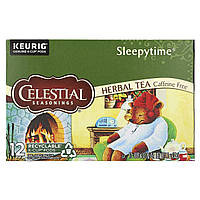 Травяной чай Celestial Seasonings, Herbal Tea, Sleepytime, Caffeine Free, 12 K-Cup Pods, 1.1 oz (32 g)