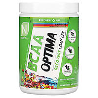 Аминокислоты BCAA Nutrakey, BCAA Optima, Rainbow, 0.75 lbs (342 g) Доставка від 14 днів - Оригинал