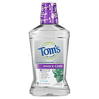 Средство для полоскания рта Tom's of Maine, Whole Care, Natural Fluoride Mouthwash, Fresh Mint, 16 fl oz (473