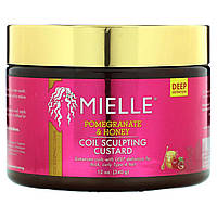 Крем для волос Mielle, Coil Sculpting Custard, Pomegranate & Honey, 12 oz (340 g) Доставка від 14 днів -