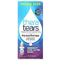 Капли для глаз TheraTears, Dry Eye Therapy, Lubricant Eye Drops, 1 fl oz (30 ml) Доставка від 14 днів -
