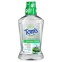 Средство для полоскания рта Tom's of Maine, Wicked Fresh! Mouthwash, Cool Mountain Mint, 16 fl oz (473 ml)