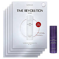 Корейское средство Missha, Time Revolution Night Repair Firming Care Set, Holiday Edition, 6 Piece Set