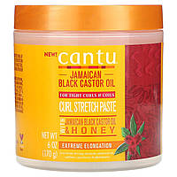 Крем для волос Cantu, Jamaican Black Castor Oil, Curl Stretch Paste, 6 oz (170 g) Доставка від 14 днів -