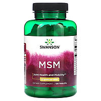 MSM Swanson, МСМ, 1,5 г, 120 таблеток Доставка від 14 днів - Оригинал