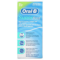 Зубная нить Oral-B, Super Floss, Mint, 50 Pre-Cut Strands Доставка від 14 днів - Оригинал