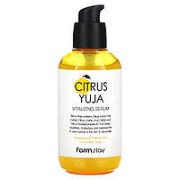 Корейській засіб Farmstay, Citrus Yuja, Vitalizing Serum, 3.38 fl oz (100 ml), оригінал. Доставка від 14 днів