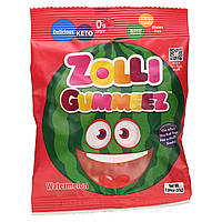 Леденцы Zollipops, Zolli Gummeez, Watermelon, 1.94 oz (55 g) Доставка від 14 днів - Оригинал