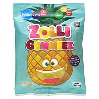 Леденцы Zollipops, Zolli Gummeez, Pineapple, 1.94 oz (55 g) Доставка від 14 днів - Оригинал