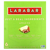 Питательные батончики Larabar, The Original Real Fruit & Nut Bar, Apple Pie, 6 Bars, 1.6 oz (45 g) Each