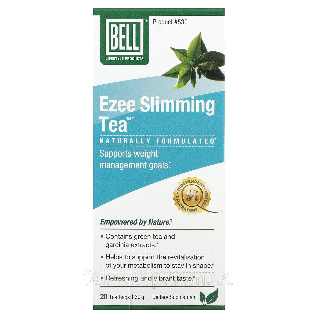 Лікувальні чаї Bell Lifestyle, Ezee Slimming Tea, 20 Tea Bags (30 g), оригінал. Доставка з США/ЄС протягом 14 днів, фото 1