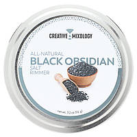 Соль The Spice Lab, Creative Mixology, All-Natural Black Obsidian Salt Rimmer, 3.2 oz (92 g) Доставка від 14