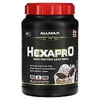 Протеиновая смесь Allmax, Hexapro, с низким содержанием муки с высоким белком, печеньем и сливками, 907 г (2