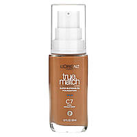 Палитра для макияжа True Match, супер-сместимый фундамент, C7, Cool Medium Deep, 1 Fl Oz (30 мл) Доставка від