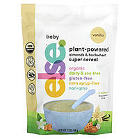 Горячее зерновое питание для малышей Else, Baby, Plant-Powered Almonds & Buckwheat Super Cereal, 6+ Months,