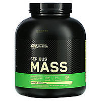 Гейнер Optimum Nutrition, Serious Mass, Protein Powder Supplement, Vanilla, 6 lb (2.72 kg), оригінал. Доставка від 14 днів