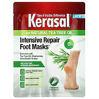 Спрей для стоп Kerasal, Интенсивные восстанавливающие маски для ног плюс натуральное масло чайного дерева, 2