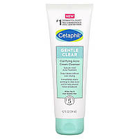 Очищающее средство для лица Cetaphil, Gentle Clear, Clarifying Acne Cream Cleanser, 4.2 fl oz (124 ml)