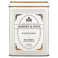 Черный чай Harney & Sons, Fine Teas, Darjeeling, 20 Tea Sachets, 1.4 oz (40 g) Доставка від 14 днів - Оригинал