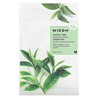 Увлажняющая маска Mizon, Joyful Time Essence Beauty Mask, Green Tea, 1 Sheet, 0.81 oz (23 g) Доставка від 14