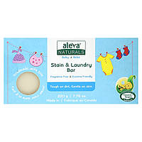 Aleva Naturals, Baby, Stain & Laundry Bar Soap, Fragrance Free, 7.76 oz (220 g) Доставка від 14 днів -