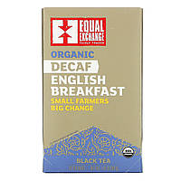 Черный чай Equal Exchange, Organic Decaf English Breakfast, Black Tea, 20 Tea Bags, 1.41 oz (40 g) Доставка