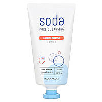 Очищающее средство для лица Holika Holika, Soda Pore Cleansing Foam, 5.07 fl oz (150 ml) Доставка від 14 днів