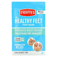 Спрей для стоп O'Keeffe's, Healthy Feet, Интенсивная увлажняющая маска для ног, без запаха, 1 пара Доставка