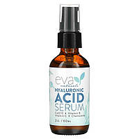 Сыворотка с гиалуроновой кислотой Eva Naturals, Hyaluronic Acid Serum, 2 oz (60 ml) Доставка від 14 днів -