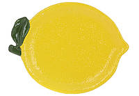 Тарелка керамическая с объемным рисунком Lemon, 30*18см., в упаковке 2шт. (928-054)