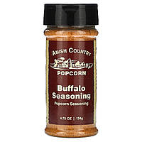 Смесь специй Amish Country Popcorn, Popcorn Seasoning, Buffalo , 4.75 oz (134 g) Доставка від 14 днів -