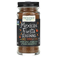 Смесь специй Frontier Co-op, Mexican Fiesta Seasoning, With Chilis, Tomato & Cumin, 2.12 oz (60 g) Доставка