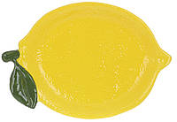 Тарелка керамическая с объемным рисунком Lemon, 26*18см., в упаковке 2шт. (928-055)