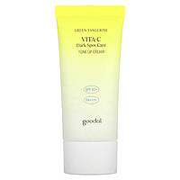 Сыворотка с витамином C Goodal, Green Tangerine Vita-C Dark Care, Spot Tone Up Cream, SPF 50+ PA++++, 1.69 fl