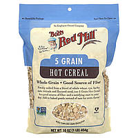 Горячие каши Bob's Red Mill, 5 Grain Hot Cereal, 1 lb (454 g) Доставка від 14 днів - Оригинал