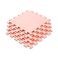 Мат-пазл дитячий WCG EVA 30х30х1см -10 частин персиковий