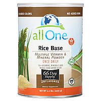 Мультиминеральный препарат All One, Nutritech, Rice Base, Multiple Vitamin & Mineral Powder, Unflavored, 2.2