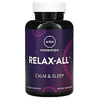 Снотворное MRM Nutrition, Relax-All, Calm & Sleep, 60 Vegan Capsules Доставка від 14 днів - Оригинал