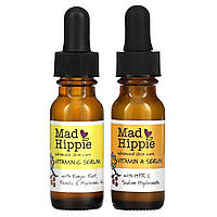 Сыворотка с витамином C Mad Hippie, Day & Night Dual Pack, Vitamin C & Vitamin A Serum, 2 Bottles, 15 ml Each