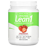 Растительный протеин Lean1, Original, белковый коктейль, заменив жир жира, клубника, 1,7 фунта (780 г)
