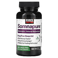 Снотворное Force Factor, Somnapure, природное средство для сна, 60 таблеток Доставка від 14 днів - Оригинал
