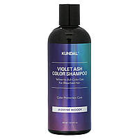 Корейское средство для ухода за волосами Kundal, Violet Ash Color Shampoo, Jasmine Woody , 10.14 fl oz (300