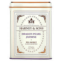 Зеленый чай Harney & Sons, Fine Teas, Dragon Pearl Jasmine, 20 графиков чая, 1,4 унции (40 г) Доставка від 14