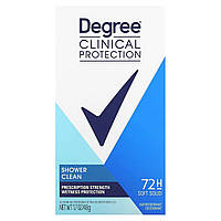 Дезодорант Degree, Women, Clinical Protection, Antiperspirant Deodorant, Soft Solid, Shower Clean, 1.7 oz (48