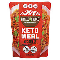 Готовое блюдо Miracle Noodle, Keto Meal, Adobo + Plant Based Noodles, 9.2 oz (261 g) Доставка від 14 днів -