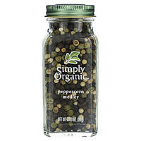 Перец Simply Organic, Peppercorn Medley, 2.93 oz (83 g) Доставка від 14 днів - Оригинал