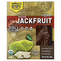 Персики Nature's Greatest Foods, Organic Young Jackfruit, BBQ Flavor, 10 oz (300 g) Доставка від 14 днів -