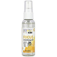 Ароматизатор для дома Aura Cacia, Kids, Focus Aromatherapy Mist, 2 fl oz (59 ml) Доставка від 14 днів -