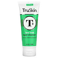 Очищающее средство для лица TruSkin, Tea Tree Super Cleanser + MSM & Chamomile, 4 fl oz (118 ml) Доставка від